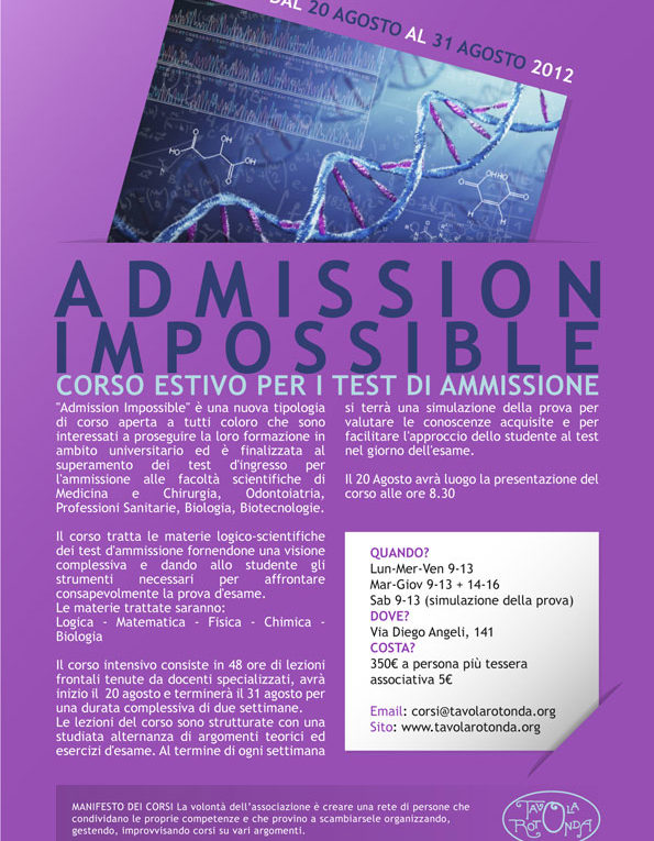 Admission impossible