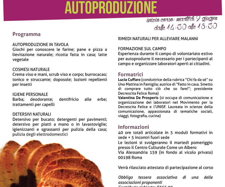 Autoproduzione 2015