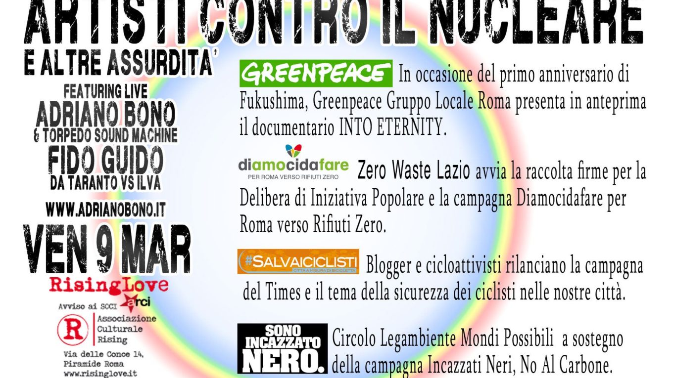 Artisti contro il nucleare