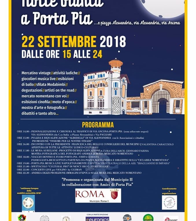 Notte bianca a Porta Pia