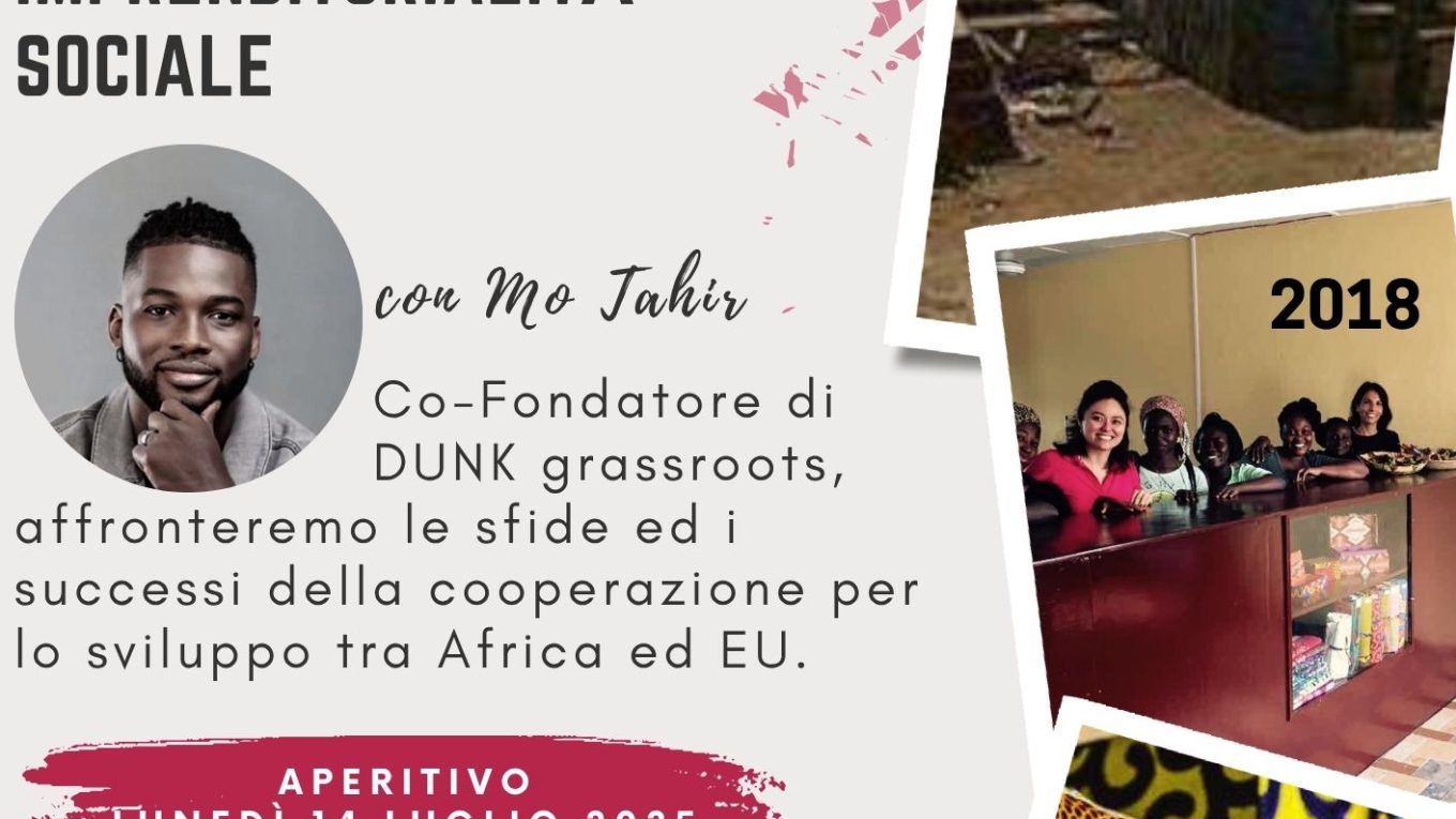 Aperitivo 14 luglio 2025 a via Nizza 72 con DUNK