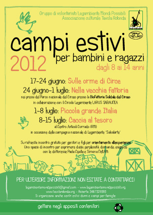 Campi estivi 2012