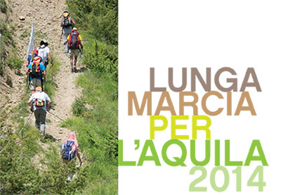 Lunga marcia per L'Aquila