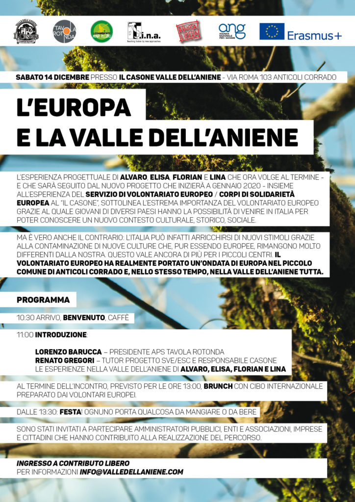 L'Europa e la Valle dell'Aniene