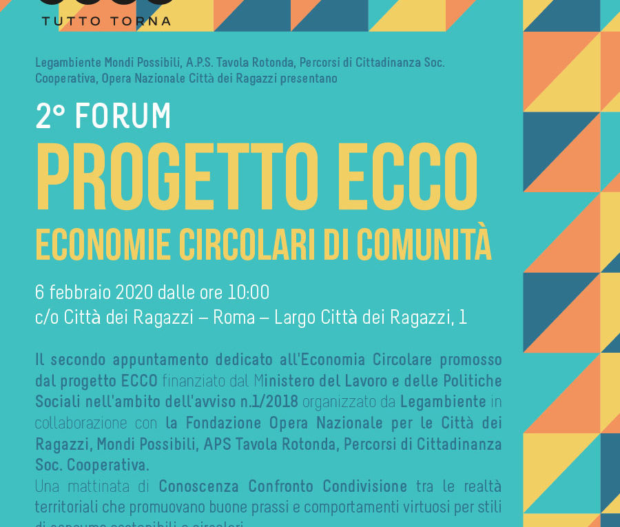 Secondo forum di comunità ECCO